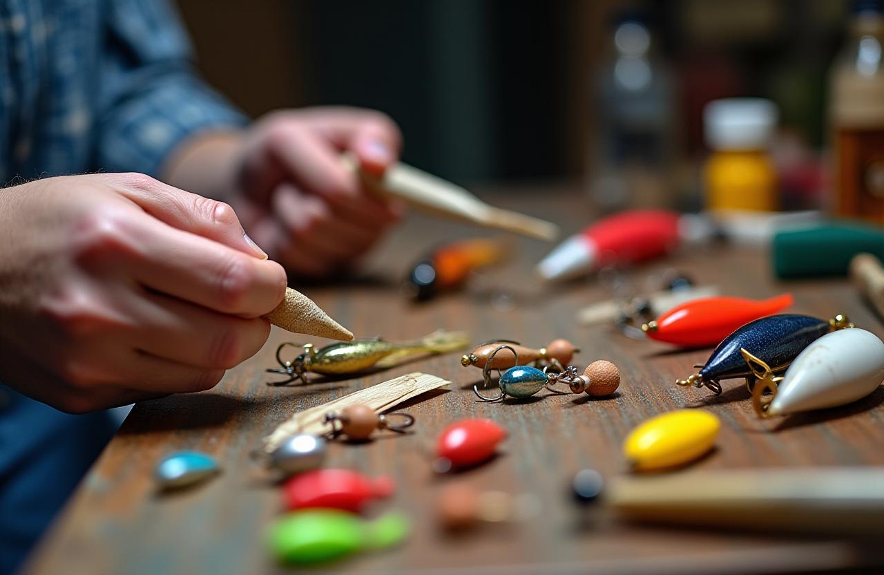 ルアー製作ワークショップの様子